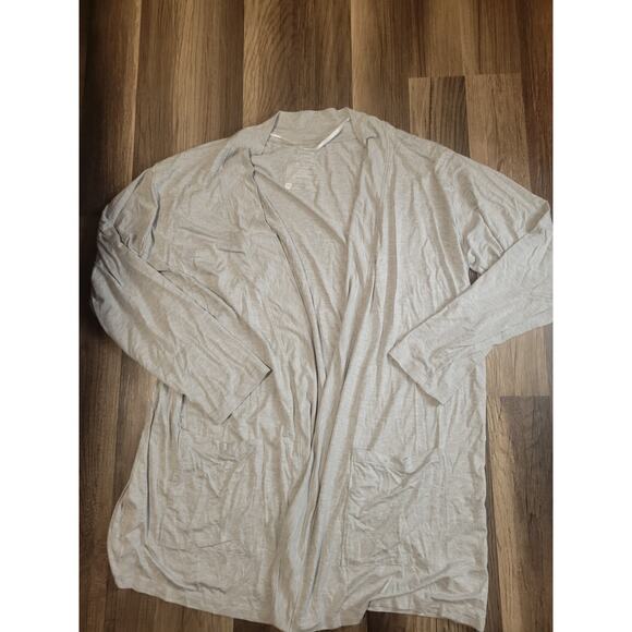 State Of Day Gray Light Weight Pocket Cardigan Robe 93% Modal Size XL - Picture 2 of 3